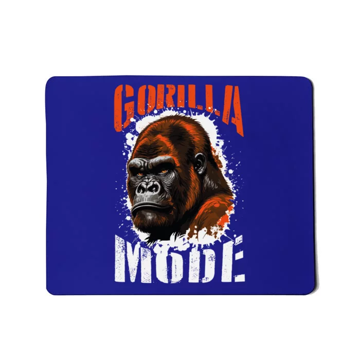 Gorilla Mode Motivation Quote Boxing Beast Gym Mma Fighter Cool Gift Mousepad