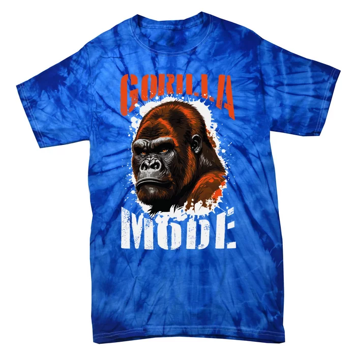 Gorilla Mode Motivation Quote Boxing Beast Gym Mma Fighter Cool Gift Tie-Dye T-Shirt