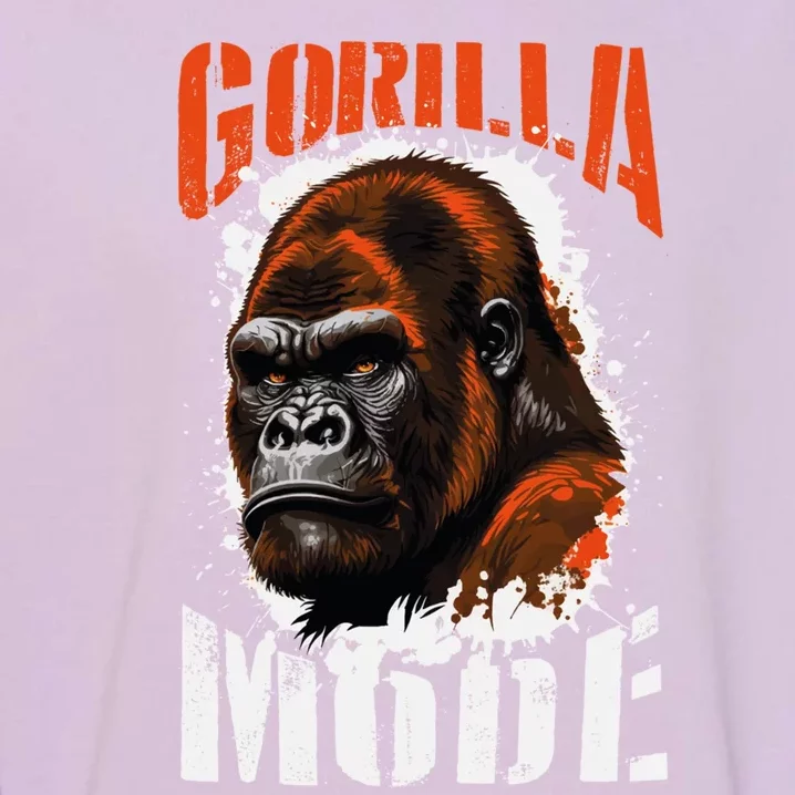 Gorilla Mode Motivation Quote Boxing Beast Gym Mma Fighter Cool Gift Garment-Dyed Sweatshirt