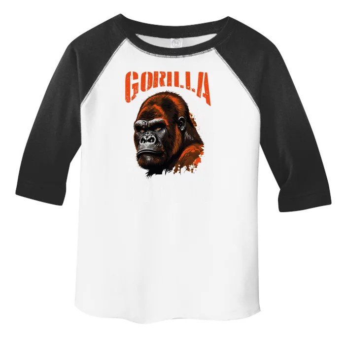 Gorilla Mode Motivation Quote Boxing Beast Gym Mma Fighter Cool Gift Toddler Fine Jersey T-Shirt