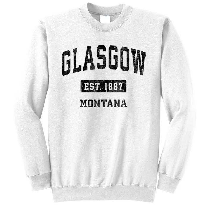 Glasgow Montana Mt Vintage Sports Established Design Sweatshirt