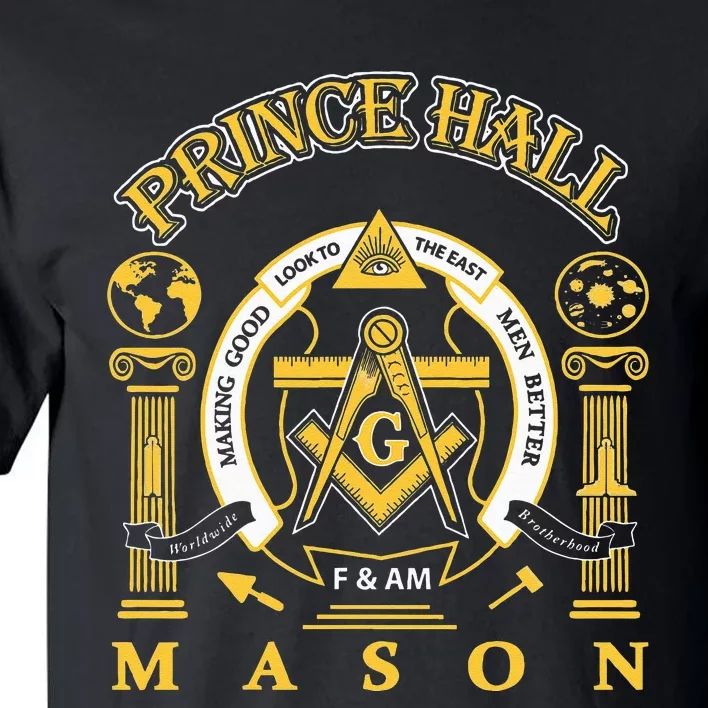 Greats Mason Masonic Prince Hall Masons Presidents Day Gift Tall T-Shirt