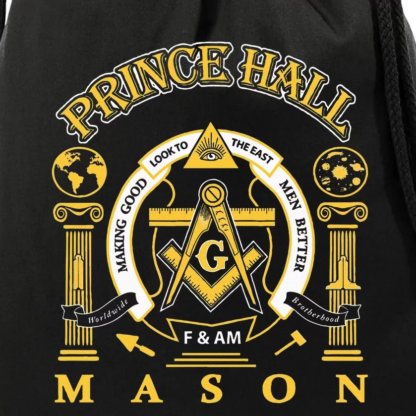 Greats Mason Masonic Prince Hall Masons Presidents Day Gift Drawstring Bag