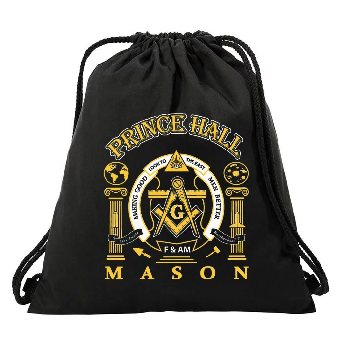 Greats Mason Masonic Prince Hall Masons Presidents Day Gift Drawstring Bag