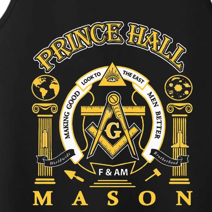 Greats Mason Masonic Prince Hall Masons Presidents Day Gift Performance Tank