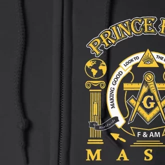 Greats Mason Masonic Prince Hall Masons Presidents Day Gift Full Zip Hoodie