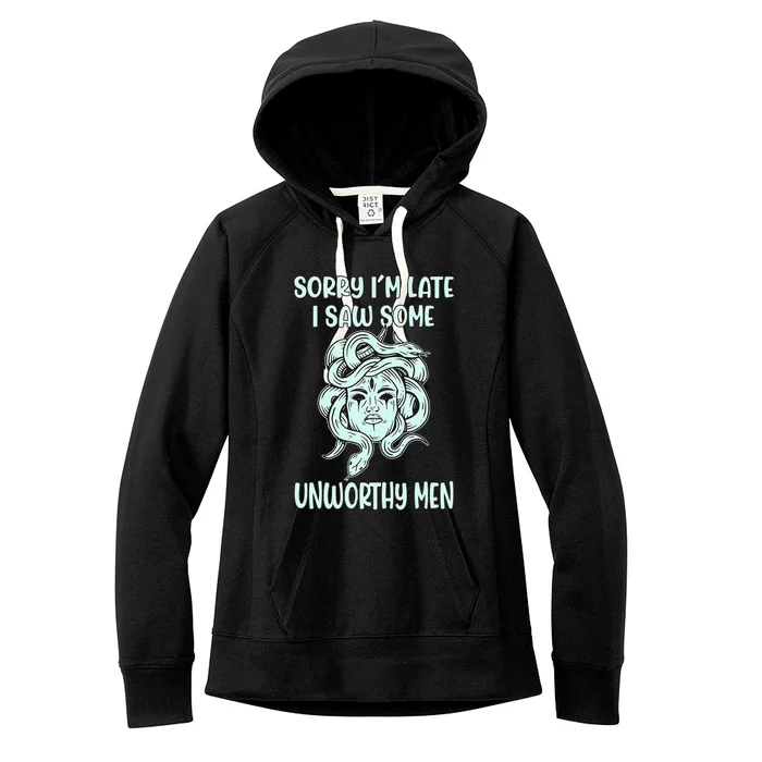 Greek Mythology Medusa Women Women's Fleece Hoodie