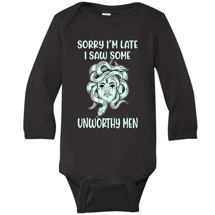 Greek Mythology Medusa Women Baby Long Sleeve Bodysuit