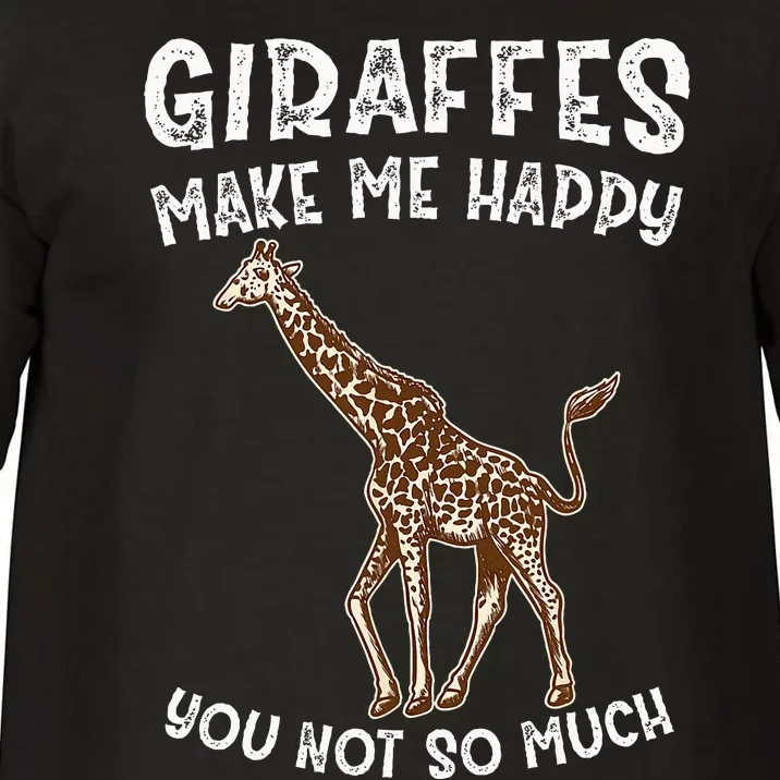 Giraffes Make Me Happy You Not So Much Comfort Colors T-Shirt