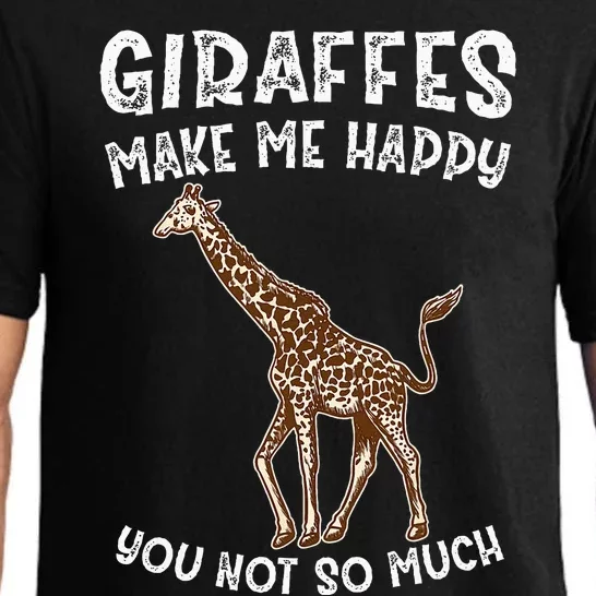 Giraffes Make Me Happy You Not So Much Pajama Set