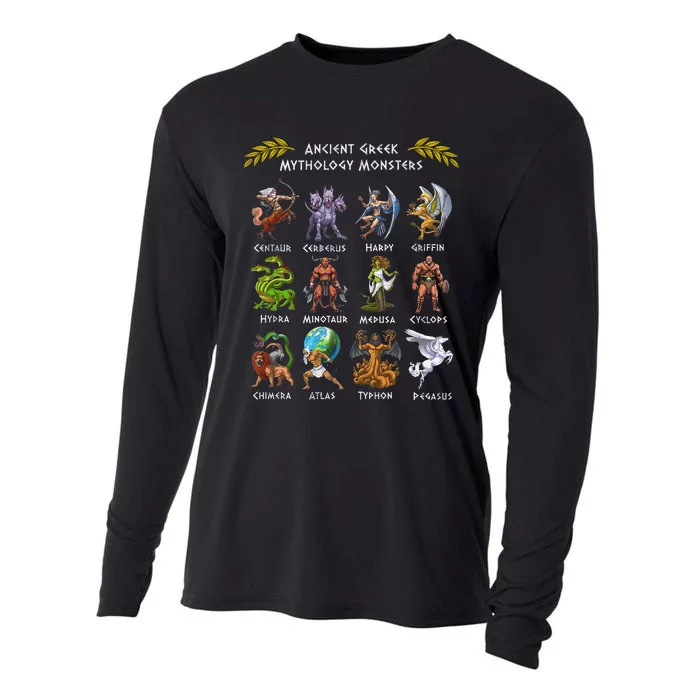 Greek Mythology Mythical Creatures Ancient Greece Gods Cooling Performance Long Sleeve Crew