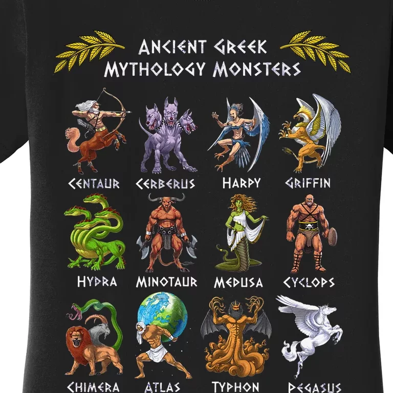 Greek Mythology Mythical Creatures Ancient Greece Gods Women's T-Shirt