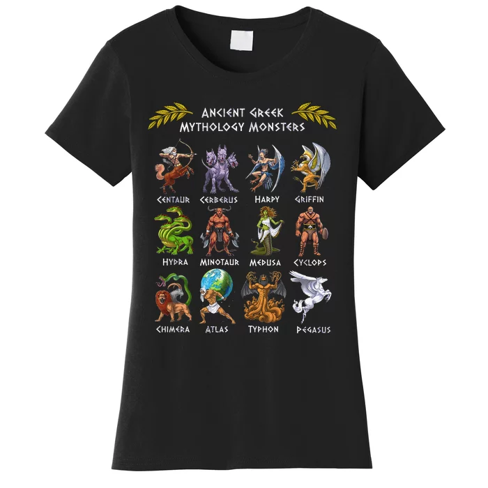 Greek Mythology Mythical Creatures Ancient Greece Gods Women's T-Shirt