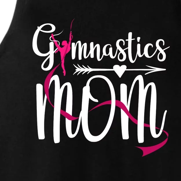 Gymnastics Mom Mama Cute Gymnast Mother's Day Ladies Tri-Blend Wicking Tank