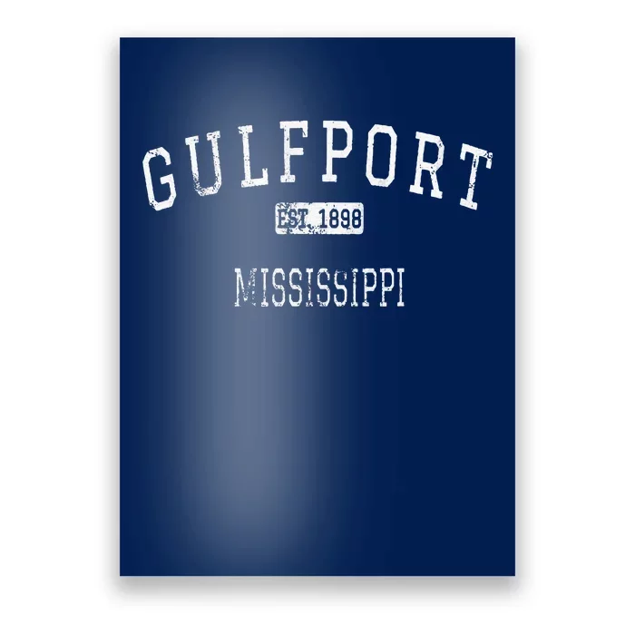 Gulfport Mississippi MS Vintage Poster