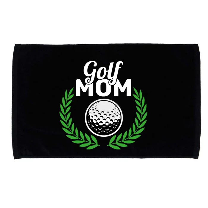 Golf Mom Mother's Day Golf Moms Golfing Moms Cute Gift Microfiber Hand Towel