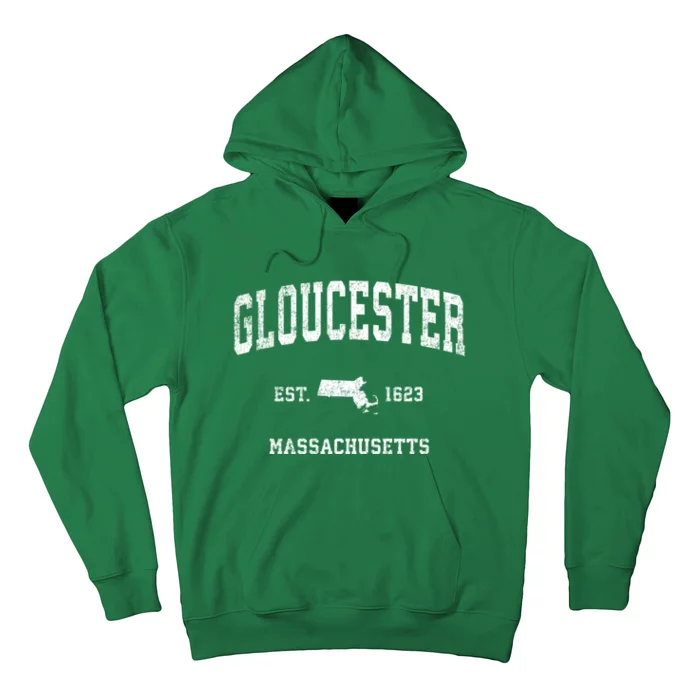 Gloucester Massachusetts Ma Vintage Sports Hoodie