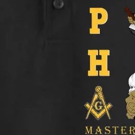 Greats Mason Masonic Pha Master Masons FatherS Dry Zone Grid Performance Polo