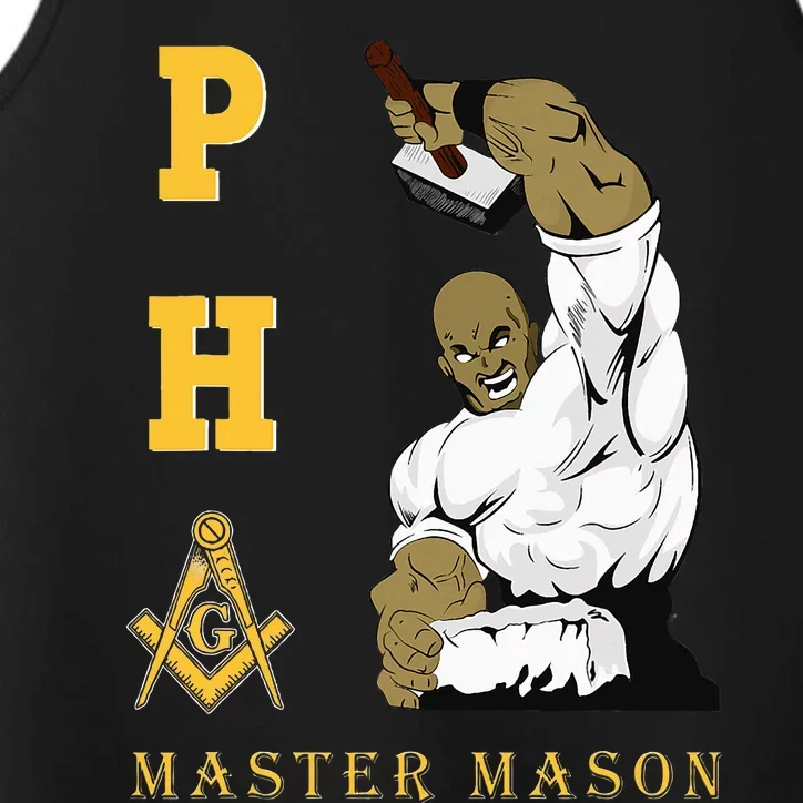 Greats Mason Masonic Pha Master Masons FatherS Performance Tank