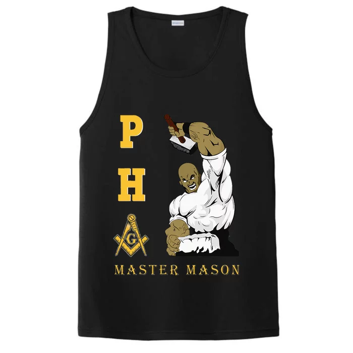 Greats Mason Masonic Pha Master Masons FatherS Performance Tank