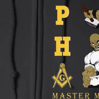 Greats Mason Masonic PHA Master Masons Father's Day Gift Full Zip Hoodie