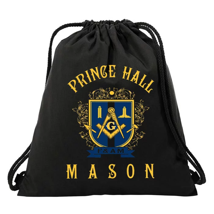 Greats Mason Masonic Prince Hall Masons Fathers Drawstring Bag