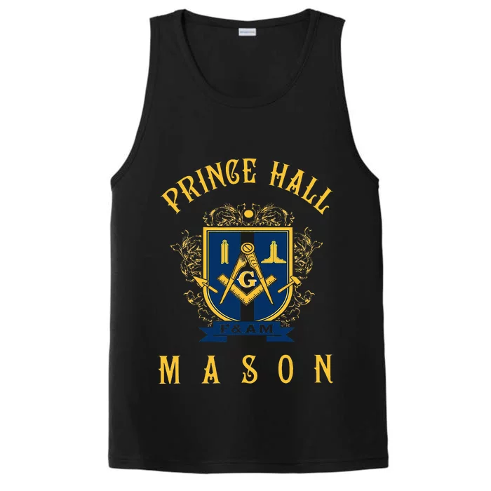 Greats Mason Masonic Prince Hall Masons Fathers Performance Tank