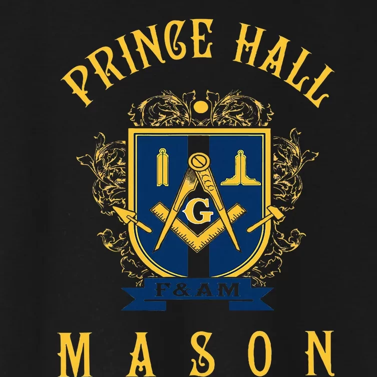 Greats Mason Masonic Prince Hall Masons Fathers Women's Crop Top Tee