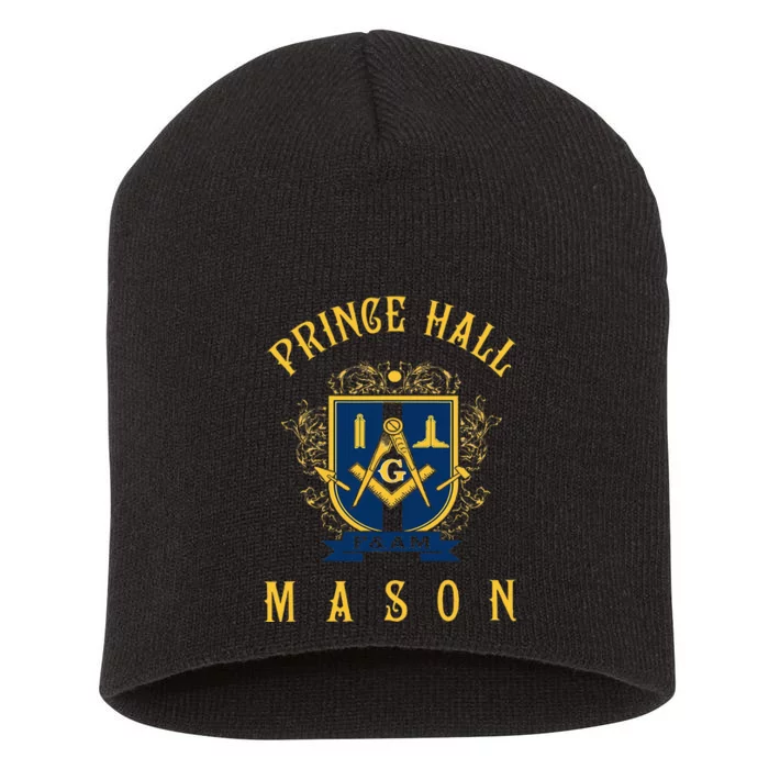 Greats Mason Masonic Prince Hall Masons Fathers Short Acrylic Beanie