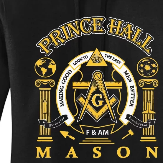 Greats Mason Masonic Prince Hall Masons Women's Pullover Hoodie