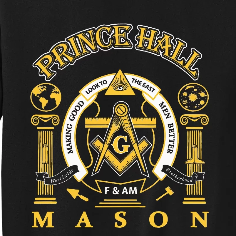 Greats Mason Masonic Prince Hall Masons Tall Sweatshirt