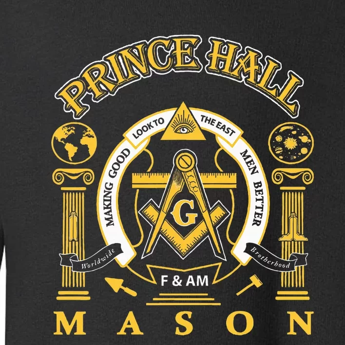 Greats Mason Masonic Prince Hall Masons Toddler Sweatshirt