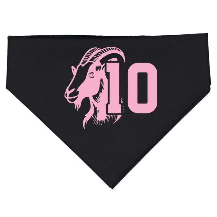 Goat Miami Mvp 10 Greatest Of All Time USA-Made Doggie Bandana