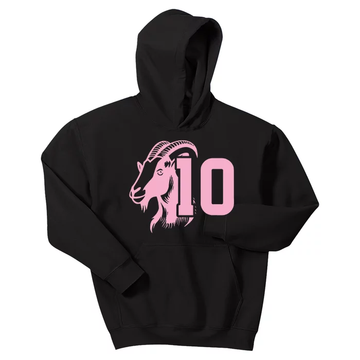 Goat Miami Mvp 10 Greatest Of All Time Kids Hoodie