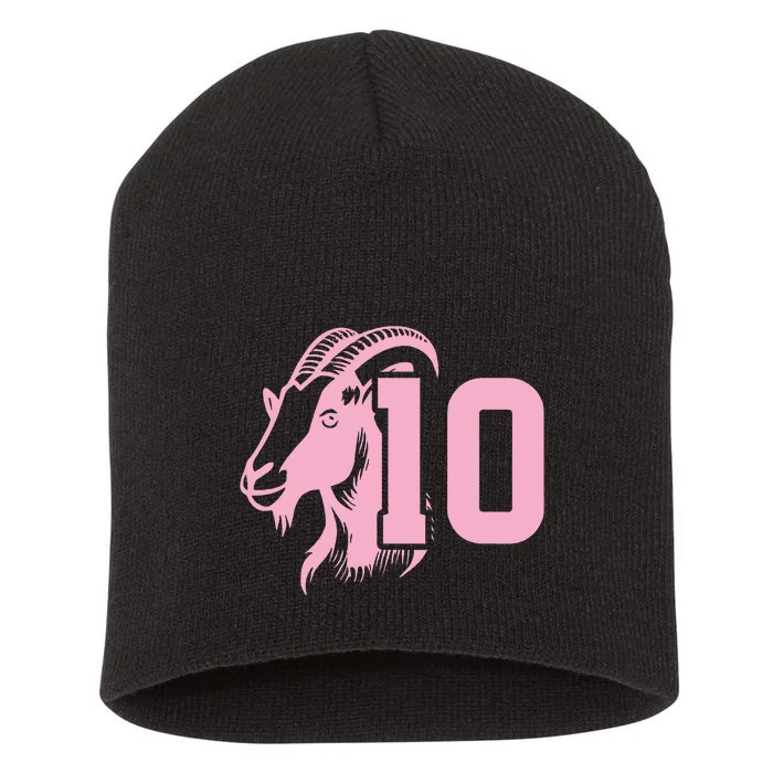 Goat Miami Mvp 10 Greatest Of All Time Short Acrylic Beanie