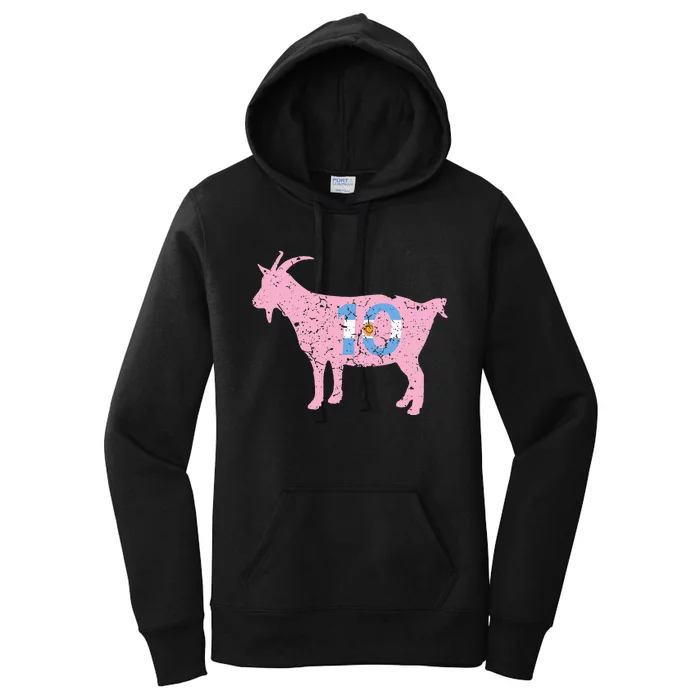 Goat Miami Mvp 10 Greatest Of All Time Women's Pullover Hoodie