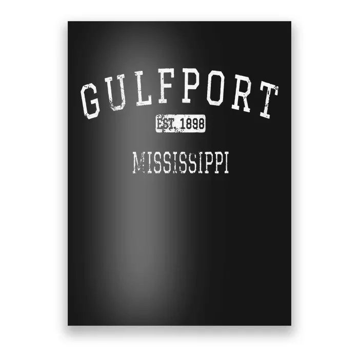 Gulfport Mississippi MS Vintage Poster