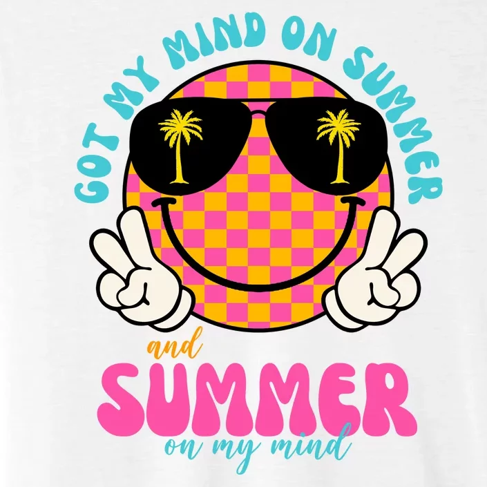 Got My Mind On Summer And Summer On My Mind Peace Smile ChromaSoft Performance T-Shirt