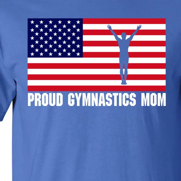 Gymnastics Mom (Male Gymnast And Usa Flag) Meaningful Gift Tall T-Shirt