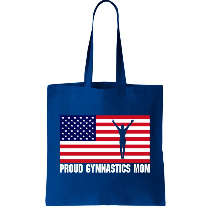 Gymnastics Mom (Male Gymnast And Usa Flag) Meaningful Gift Tote Bag