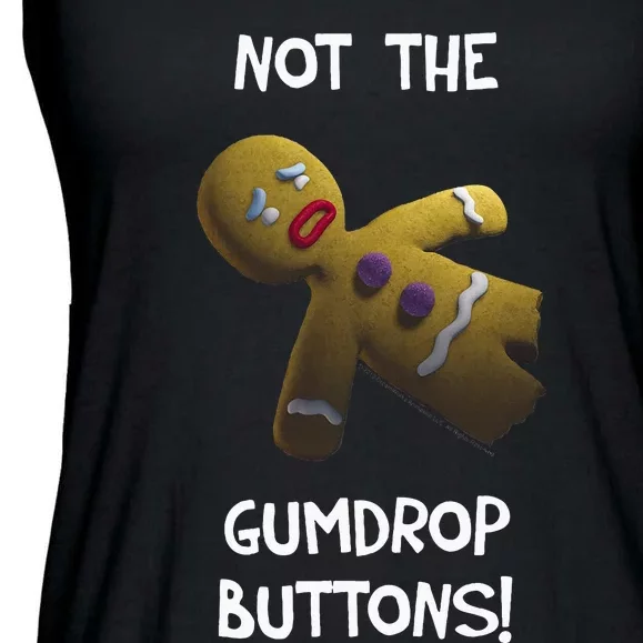 Gingerbread Man Not The Gumdrop Ladies Essential Flowy Tank