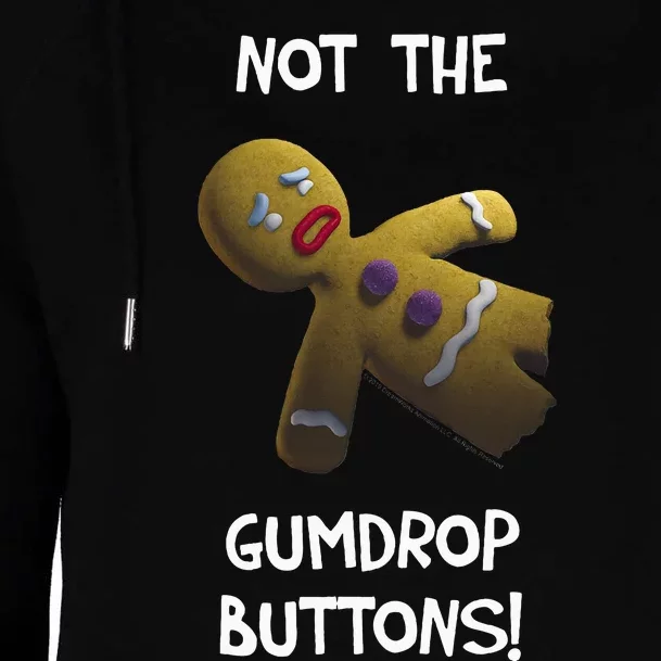 Gingerbread Man Not The Gumdrop Womens Funnel Neck Pullover Hood