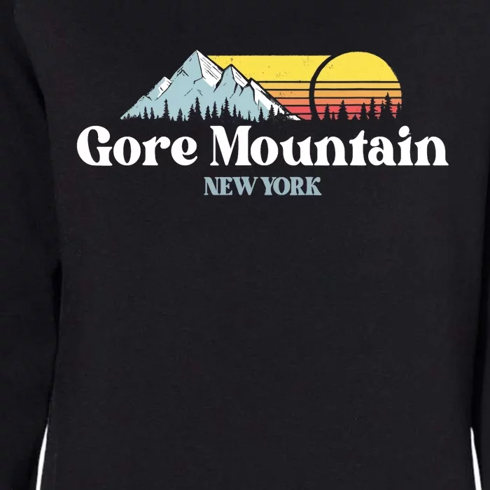 Gore Mountain, NEW YORK, Snow Ski Snowboard Skiing Location Womens California Wash Sweatshirt