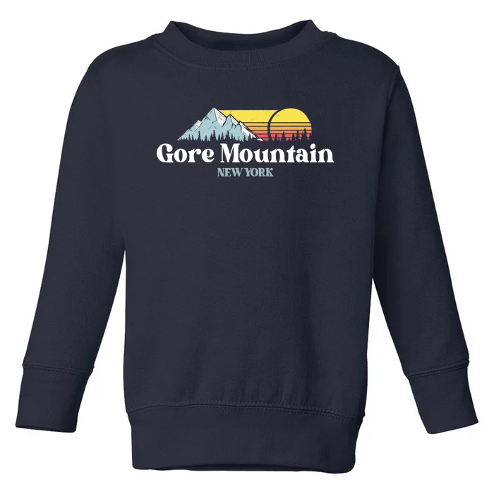 Gore Mountain, NEW YORK, Snow Ski Snowboard Skiing Location Toddler Sweatshirt