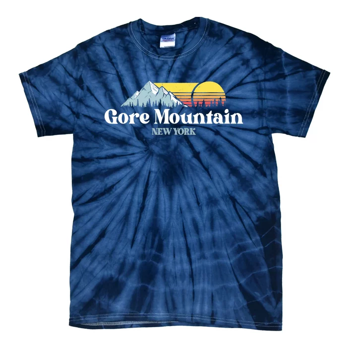 Gore Mountain, NEW YORK, Snow Ski Snowboard Skiing Location Tie-Dye T-Shirt