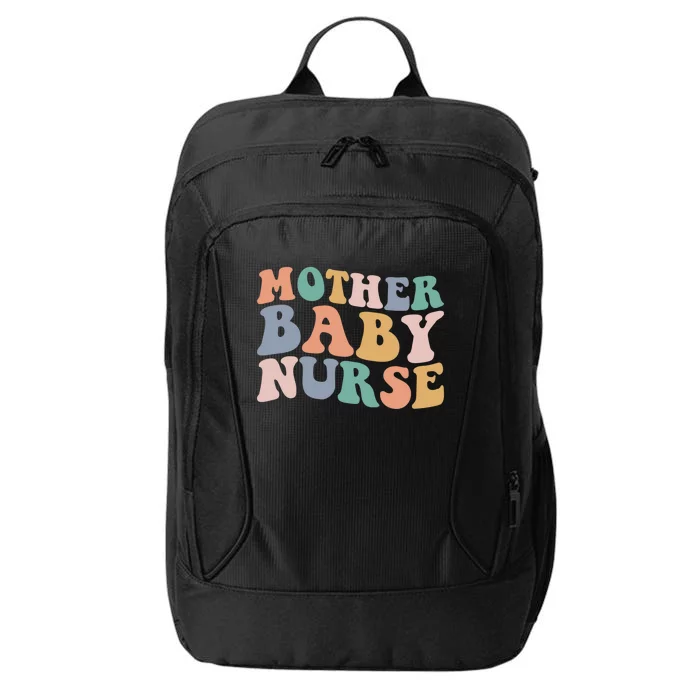 Groovy Mother Nurse Postpartum Mom Nursing Gift City Backpack