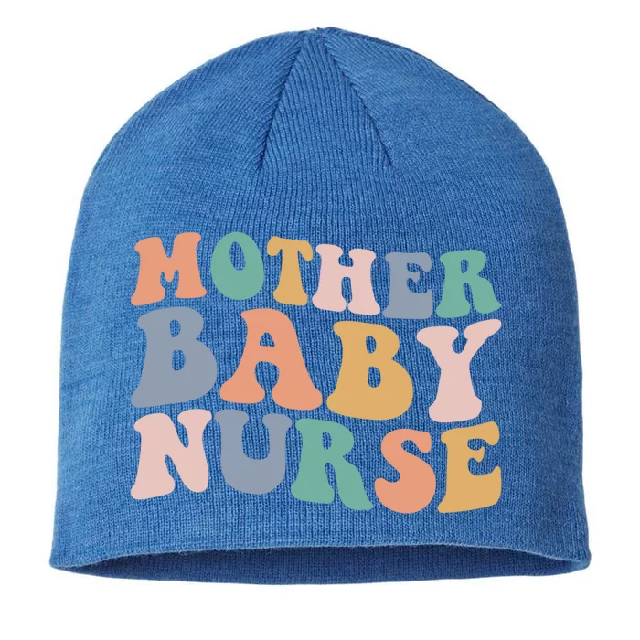 Groovy Mother Nurse Postpartum Mom Nursing Gift 8 1/2in Sustainable Knit Beanie