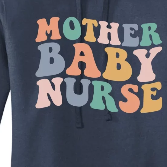 Groovy Mother Nurse Postpartum Mom Nursing Gift Women's Pullover Hoodie