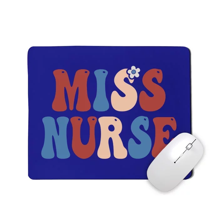 Groovy Miss Nurse 4th Of July Usa America Patriotic American Gift Mousepad