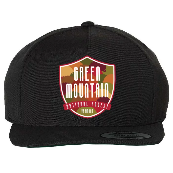 Green Mountain National Forest – Vermont Gift Wool Snapback Cap